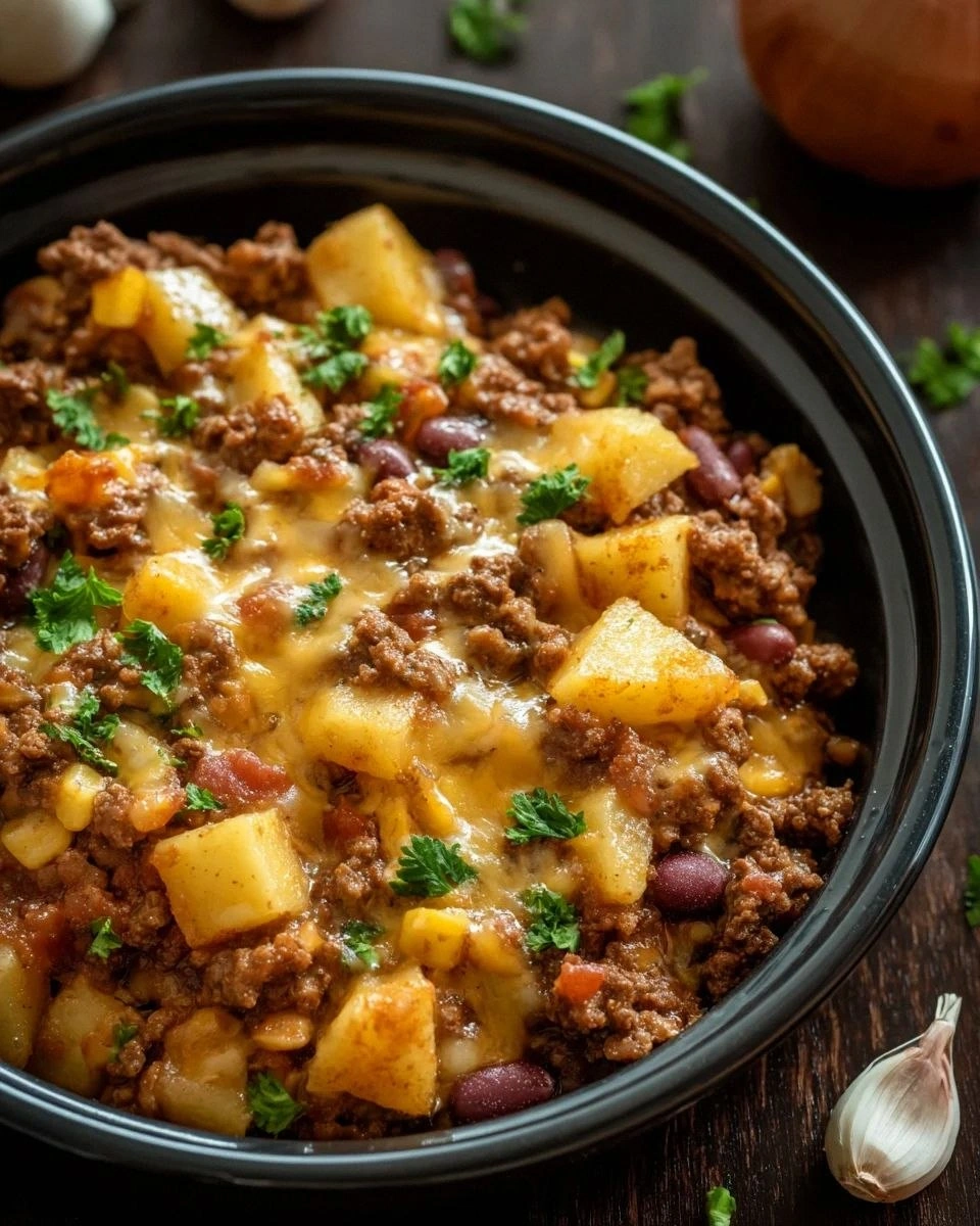 Slow Cooker Cowboy Casserole