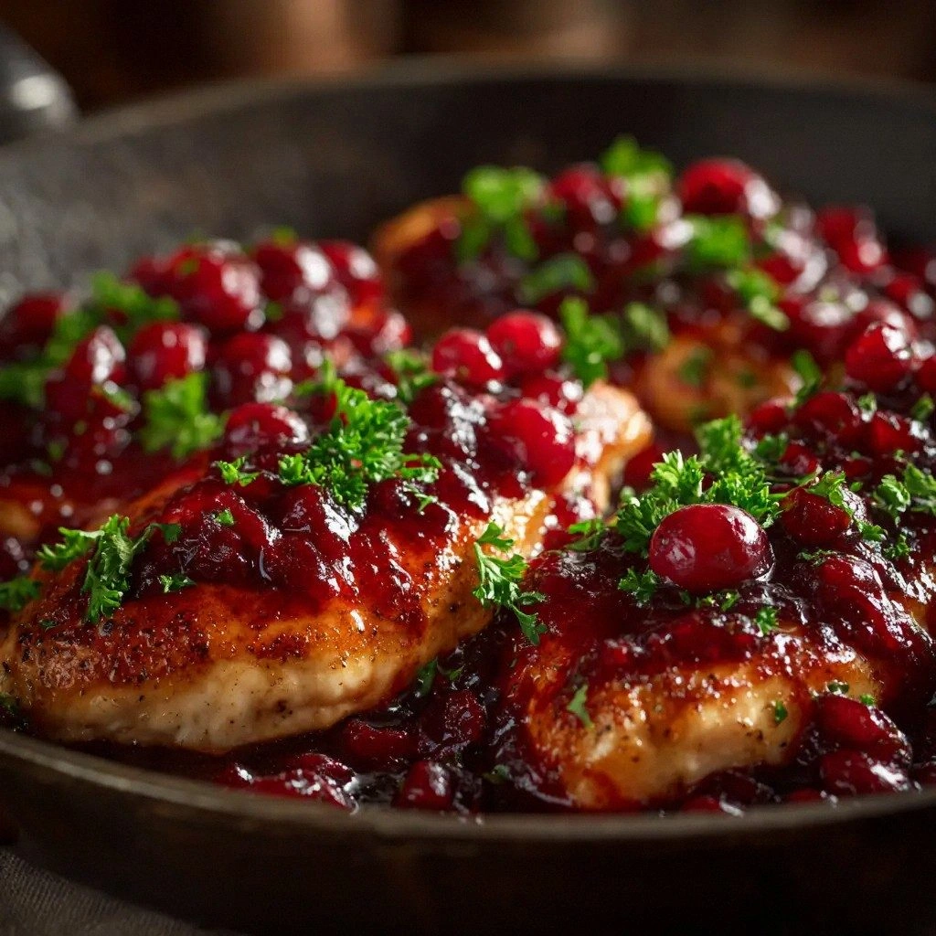Slow Cooker Cranberry Chicken 