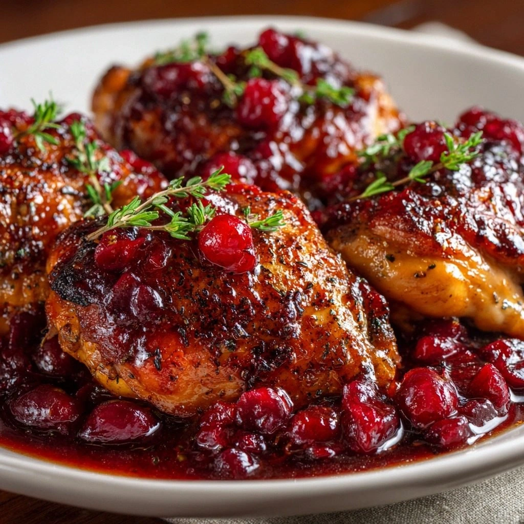 Slow Cooker Cranberry Chicken