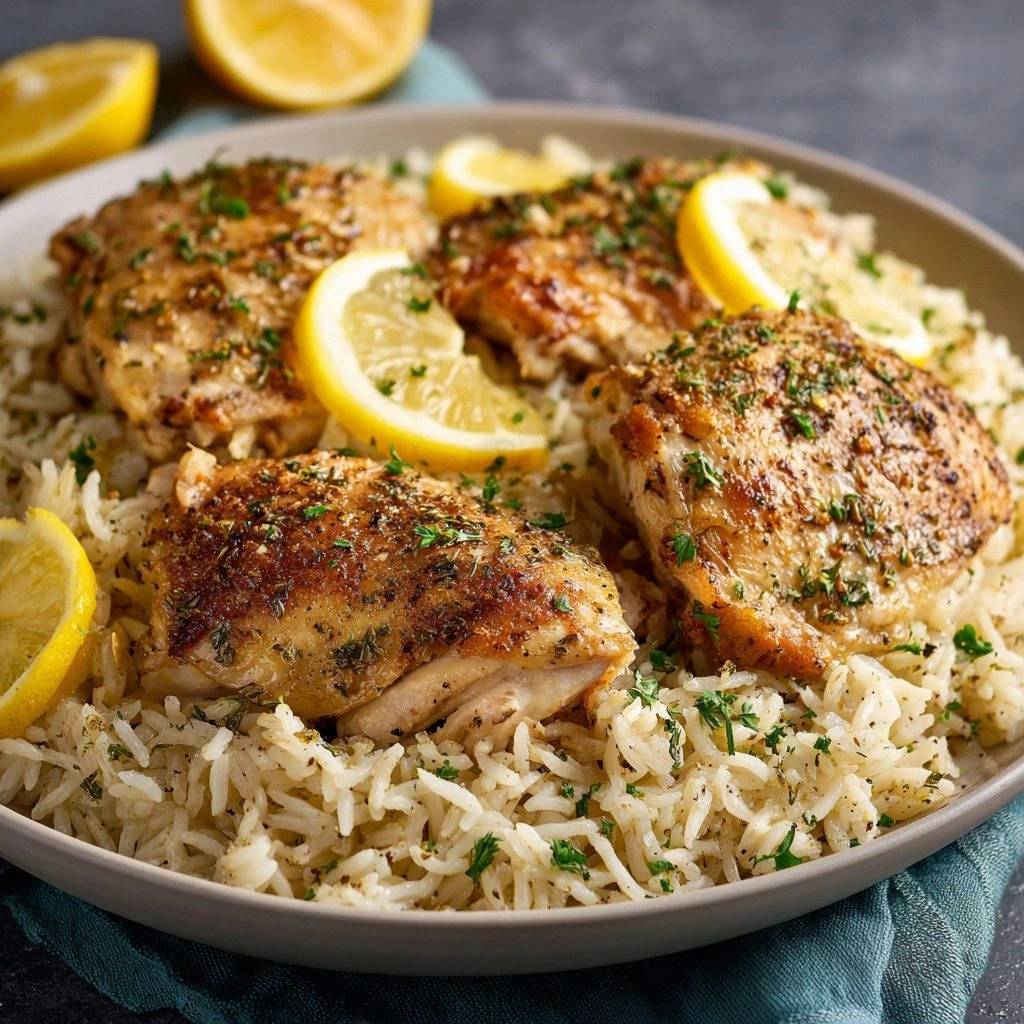Slow Cooker Lemon Herb Chicken