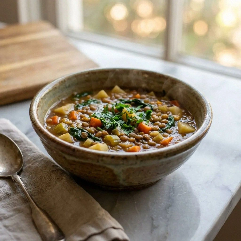 Slow Cooker Lentil Vegetable S