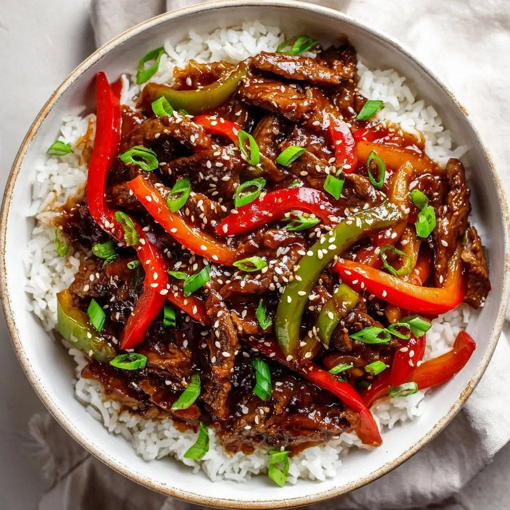 Slow Cooker Pepper Steak: The 