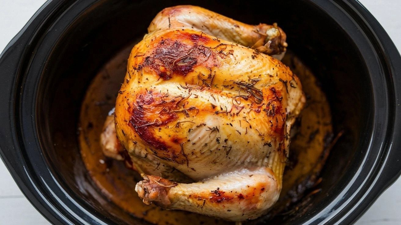 Slow Cooker Rotisserie Chicken