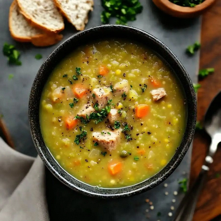 Slow Cooker Split Pea Soup