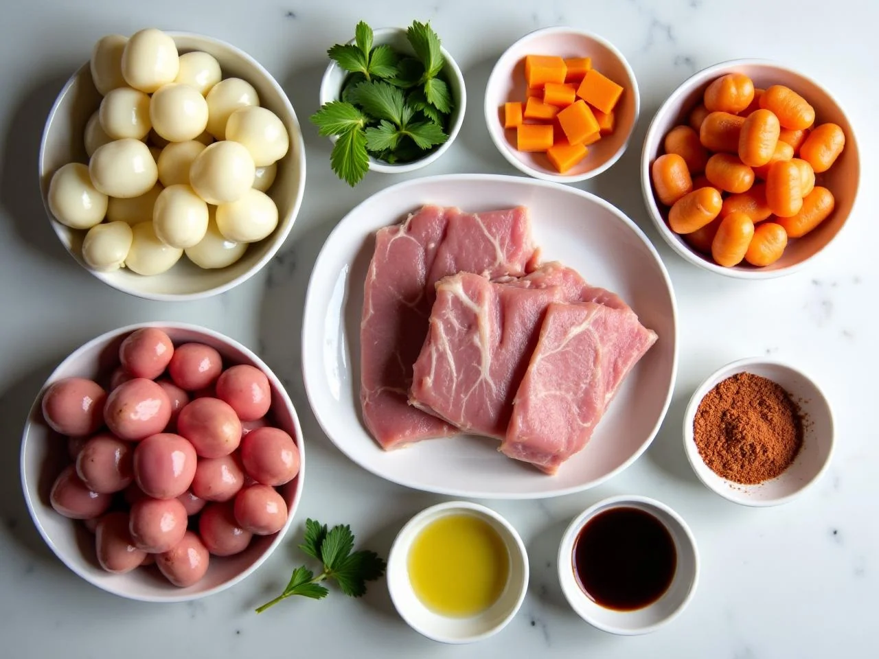 Ingredients for Slow-Roasted Pork Loin