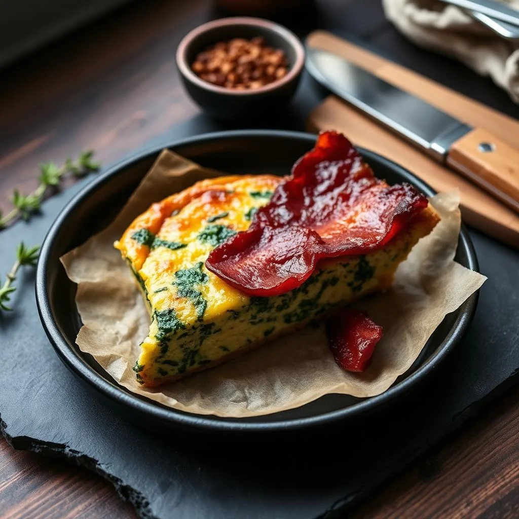 Smoked Bacon And Spinach Quiche