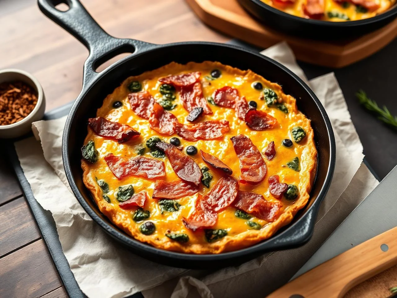 Smoked Bacon And Spinach Quiche