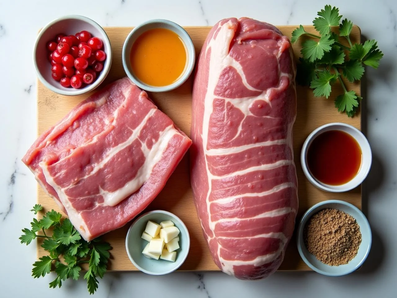 Ingredients for Smoked Pork Shoulder (Boston Butt)