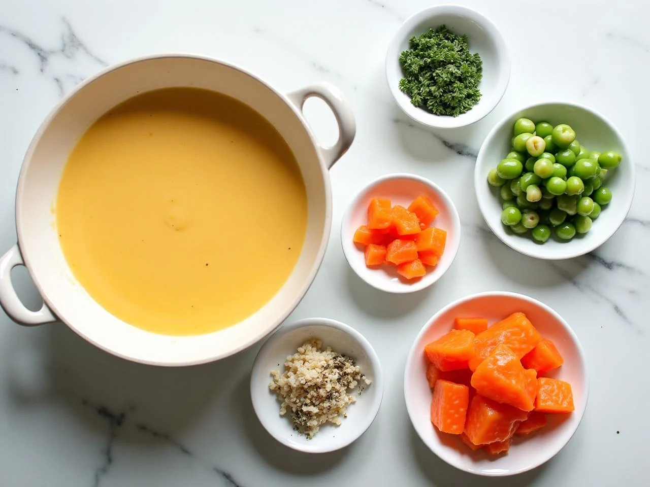 Ingredients for Smoked Salmon Chowder