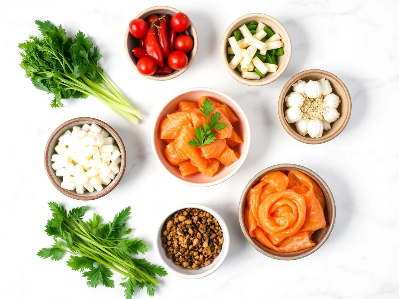 Ingredients for Smoked Salmon Dip