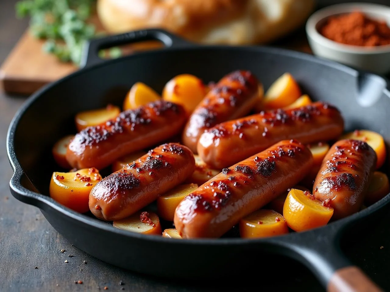 Smoked Sausage And Potato Skillet