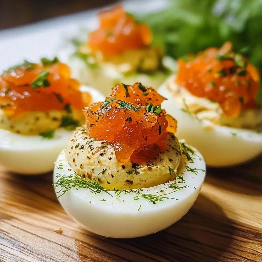 Smoked Trout Deviled Eggs Reci