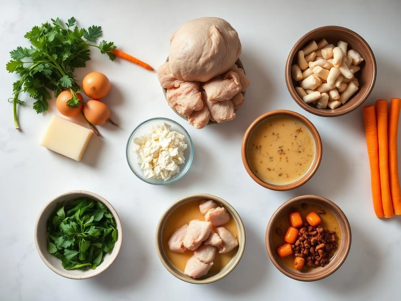 Ingredients for Smoked Turkey Chowder