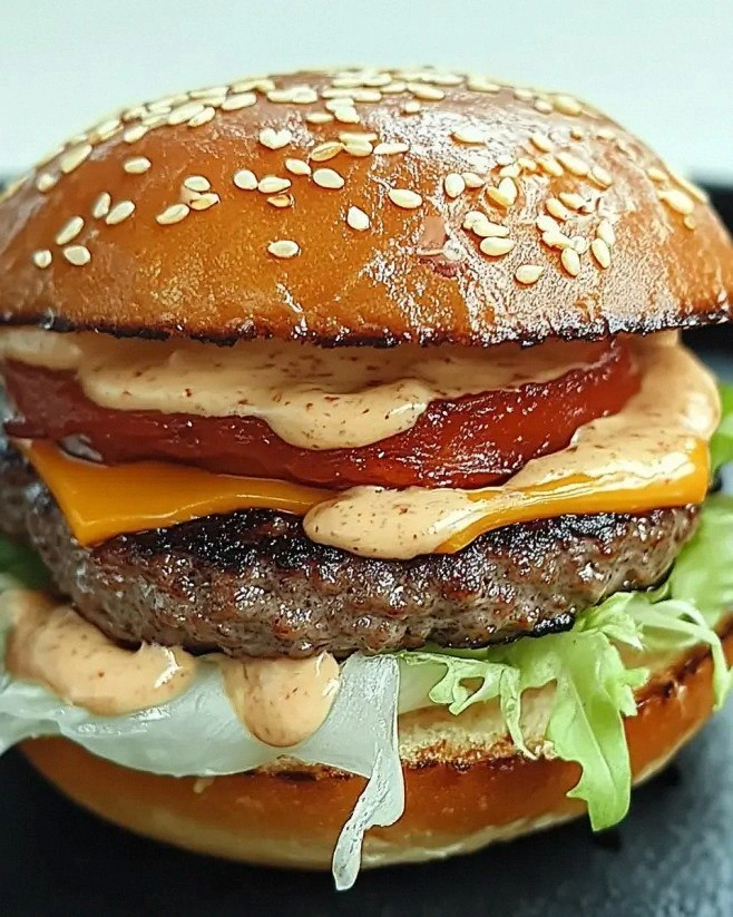Smoky Bacon Smash Burgers with Baconnaise Sauce Delight!