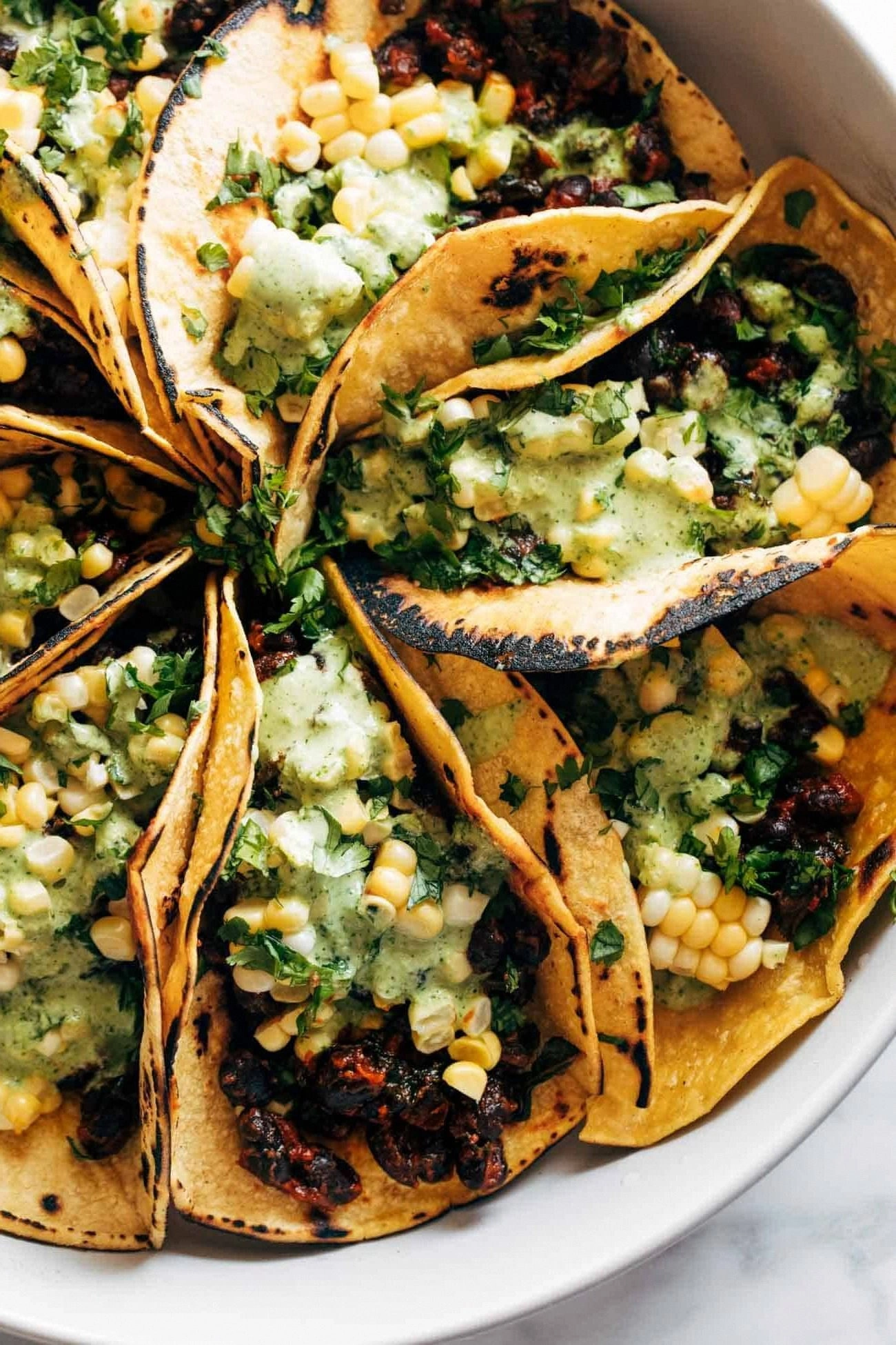 Smoky Beans & Greens Tacos wit