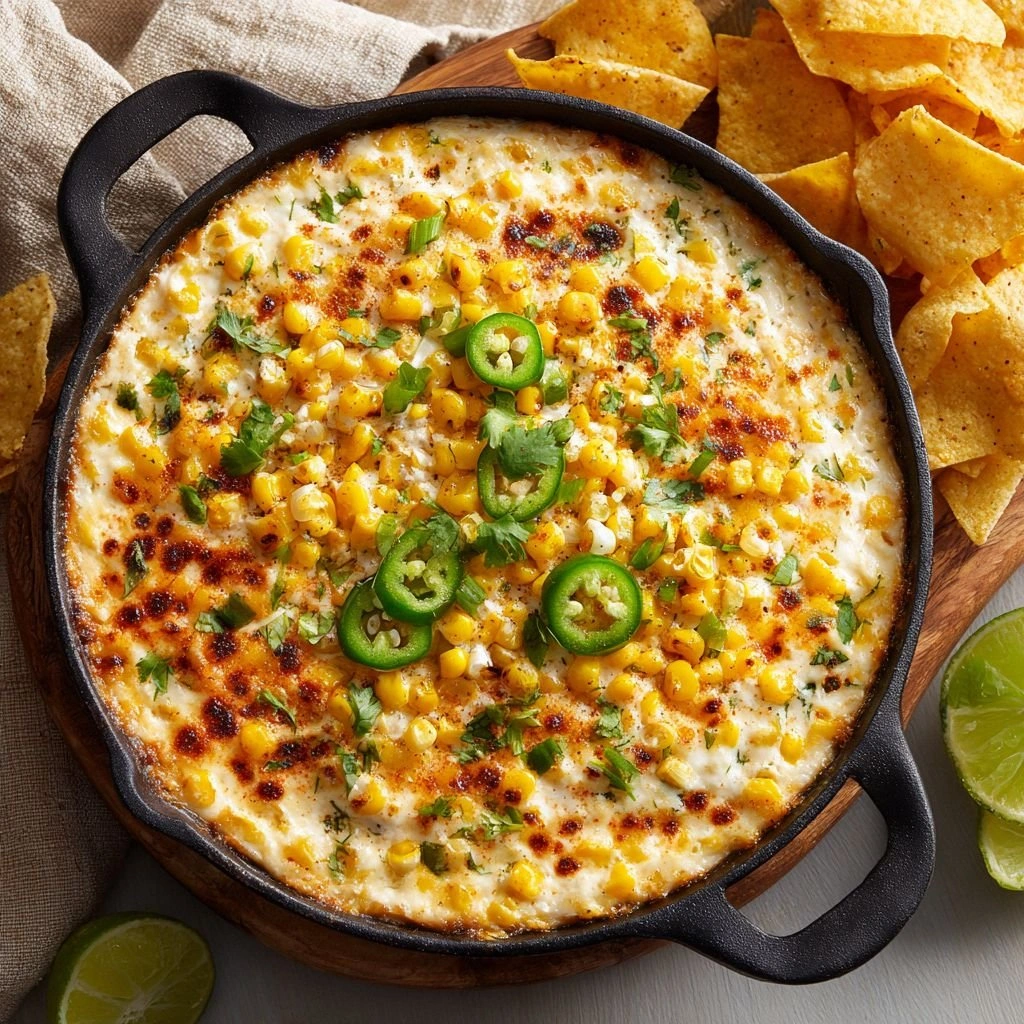 Smoky Double Corn & Cheese Dip