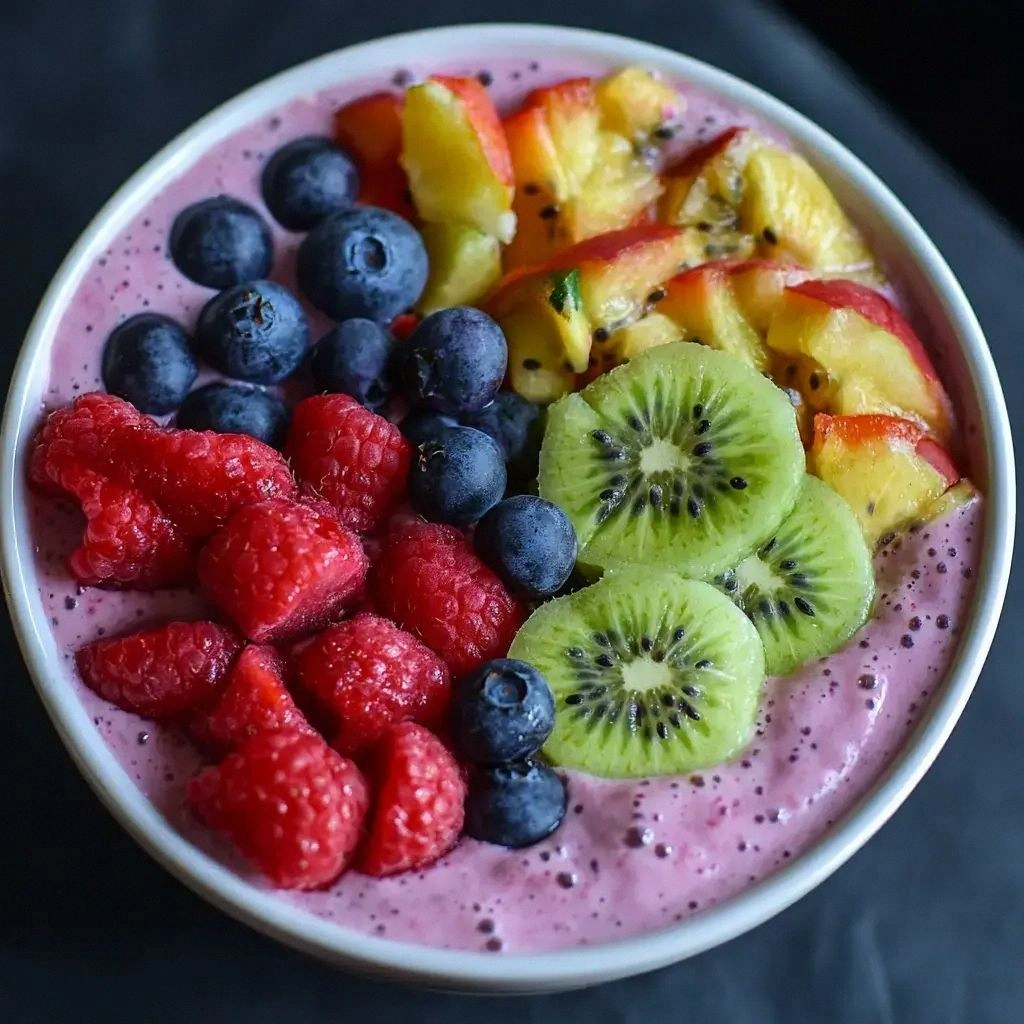 Smoothie Bowl with Fresh Fruit