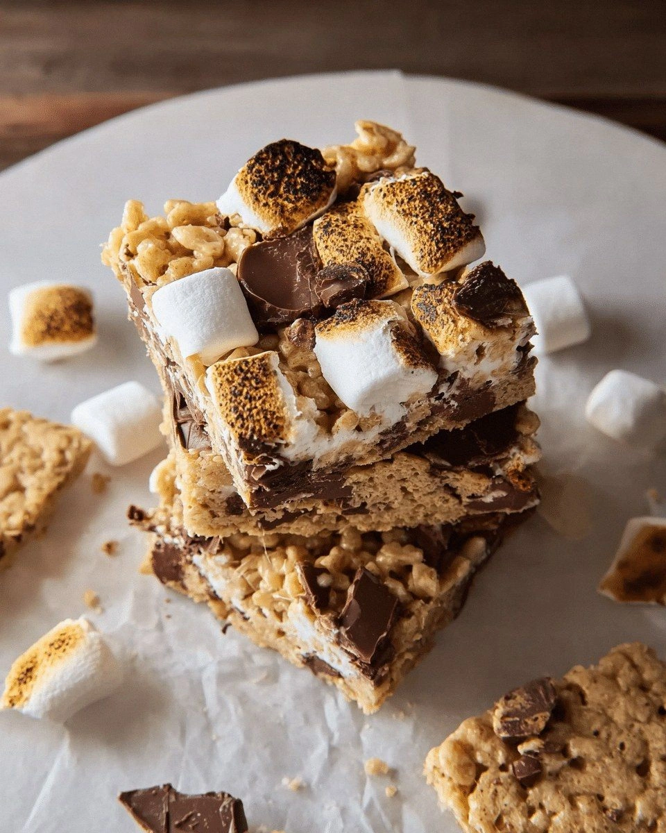 S’mores Rice Cereal Treats