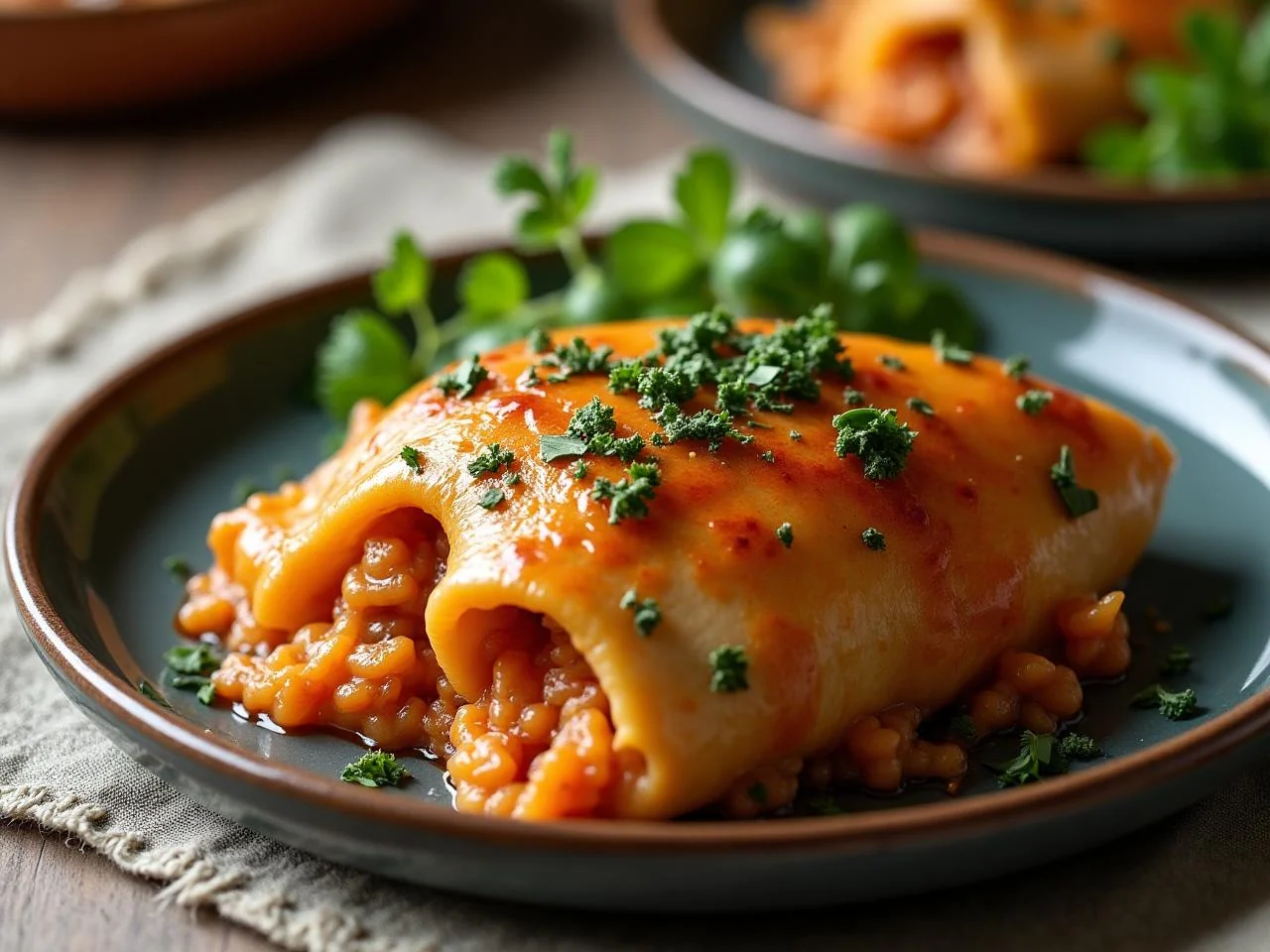 Smothered Baked Chicken Burrit