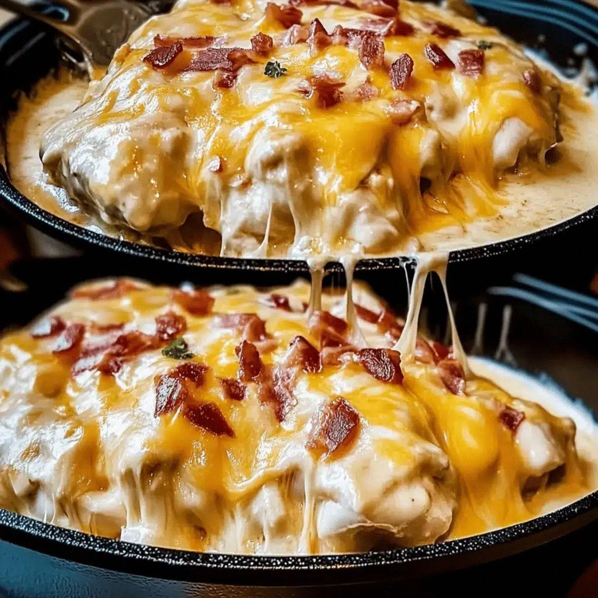 Smothered Cheesy Sour Cream Chicken for Cozy Family Nights