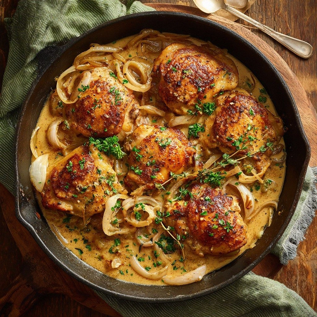 Smothered Skillet Chicken