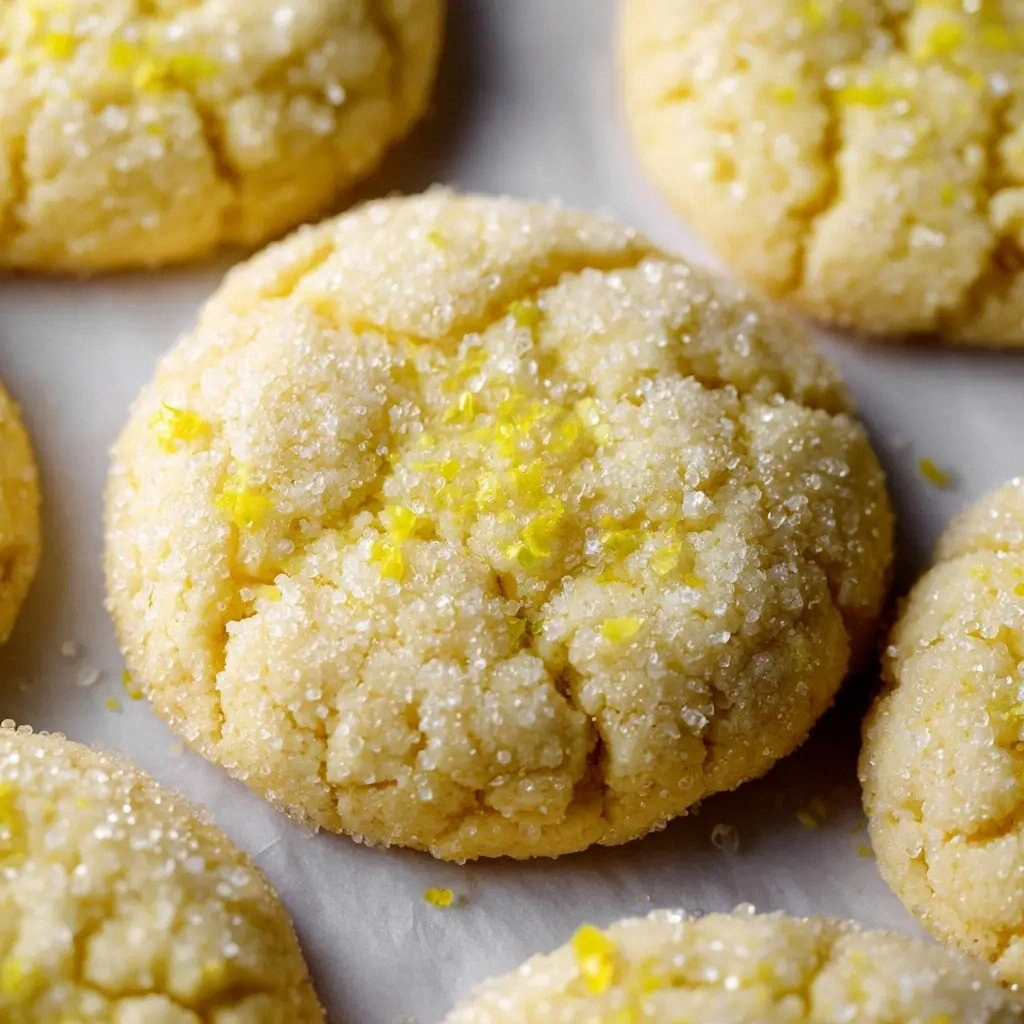 Soft Baked Lemon Sugar Cookies