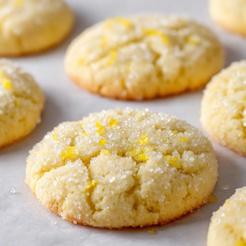 Soft Baked Lemon Sugar Cookies