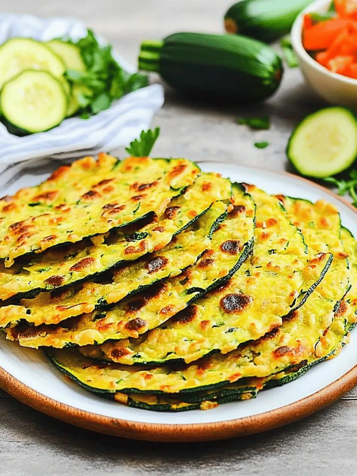 Soft Zucchini Taco Shells That