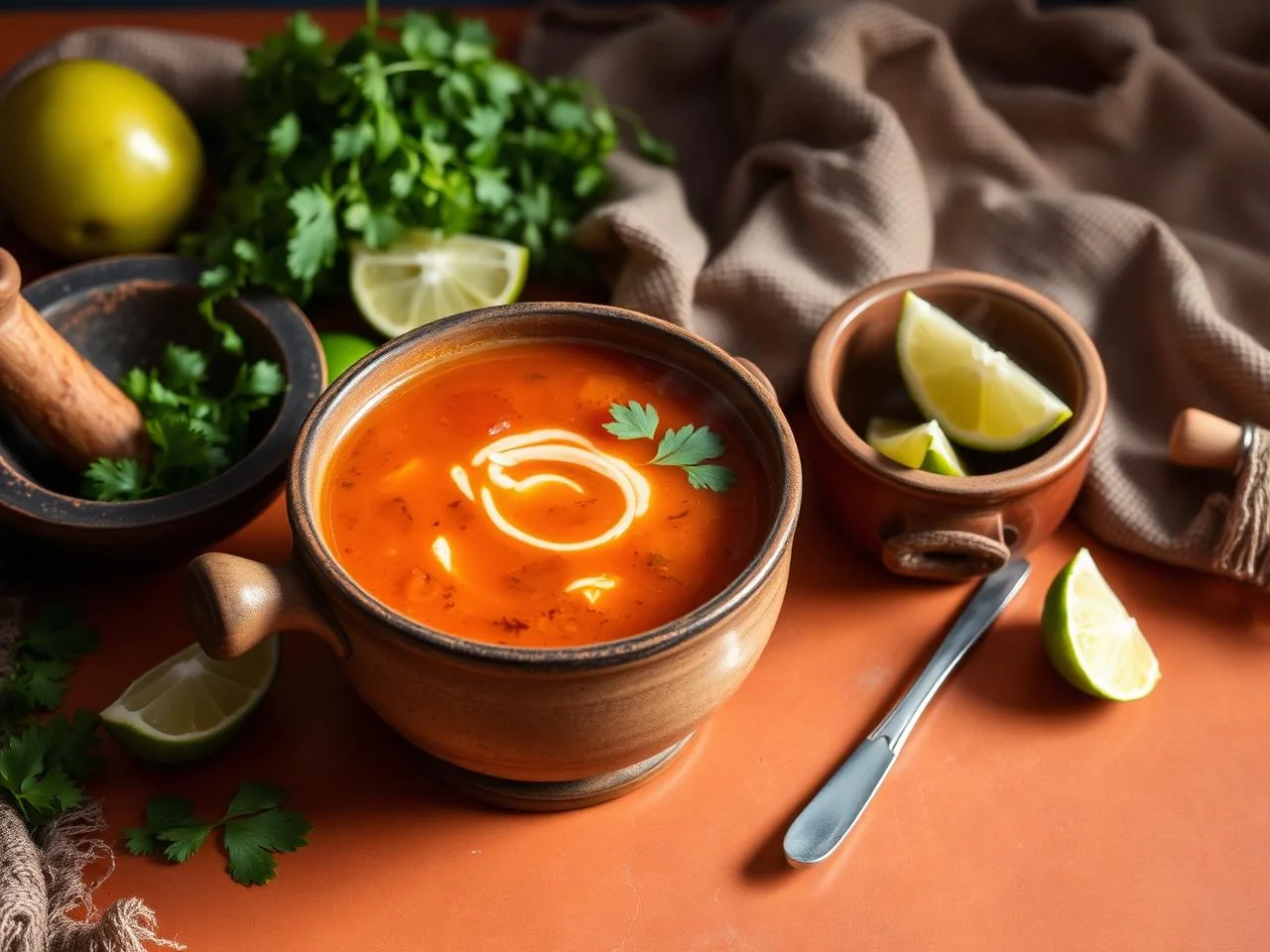 Sopa De Col Rizada