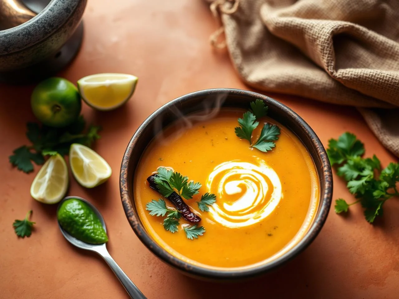 Sopa De Espinacas Con Crema