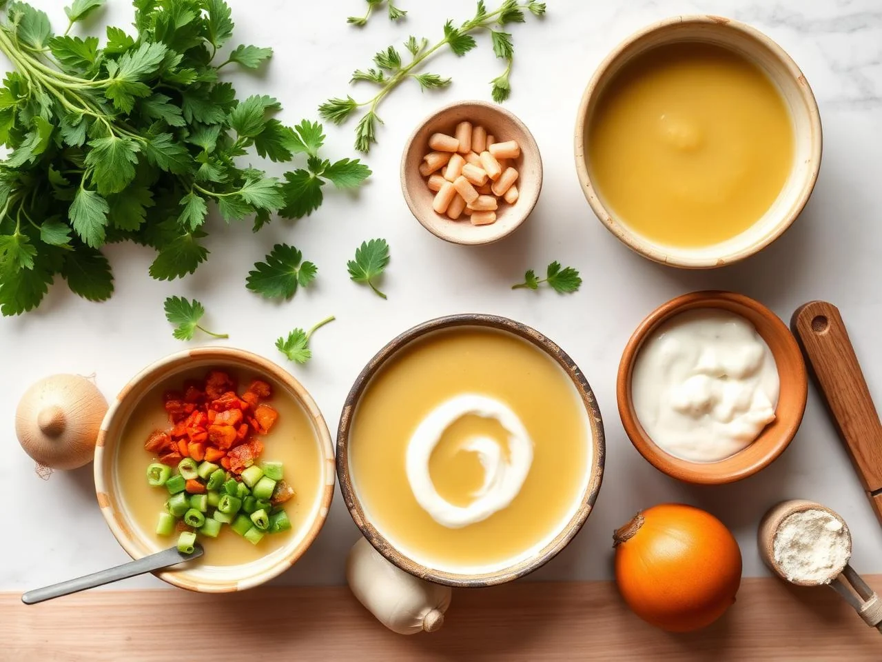 Ingredients for Sopa De Espinacas Con Crema