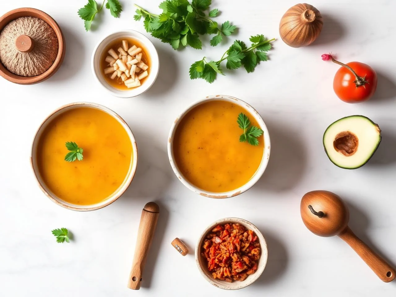 Ingredients for Sopa De Flor De Calabacín