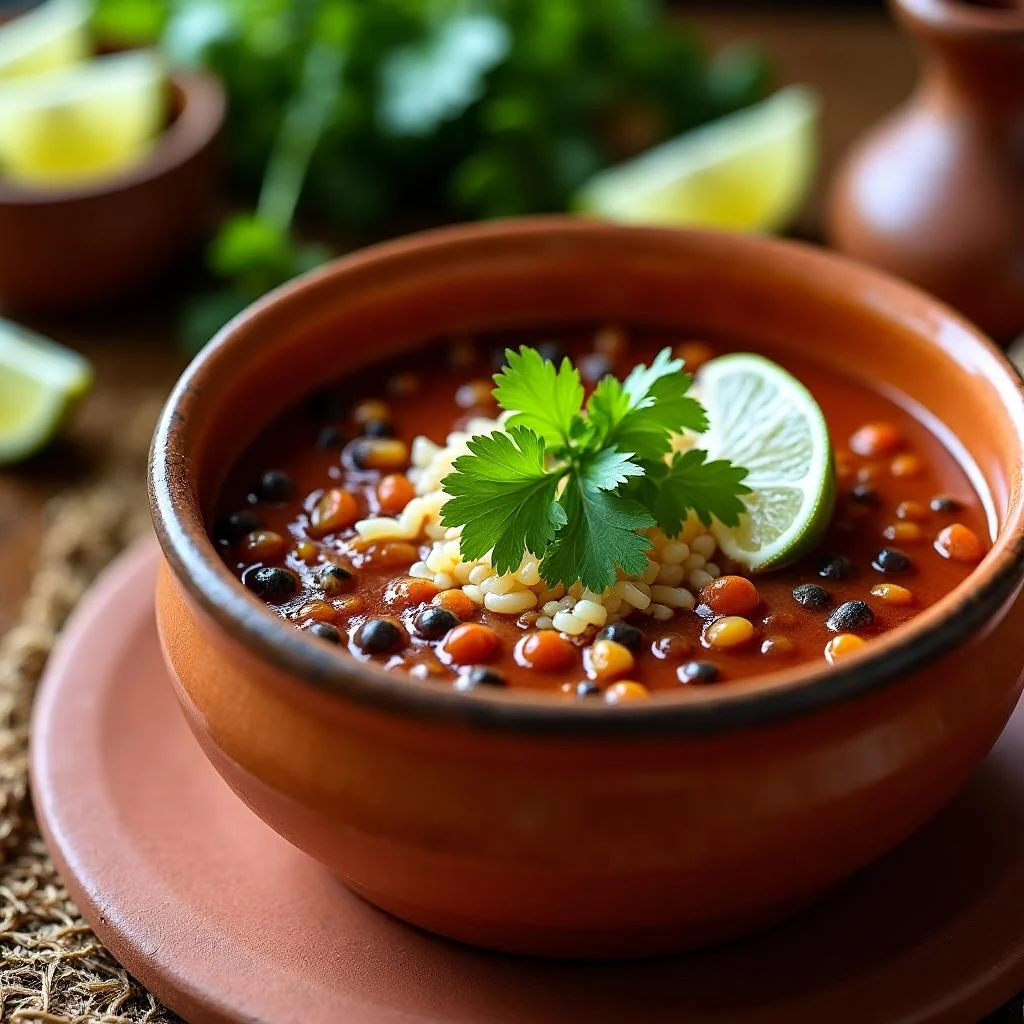 Sopa De Frijoles Negros