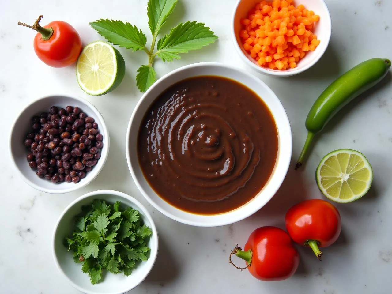 Ingredients for Sopa De Frijoles Negros