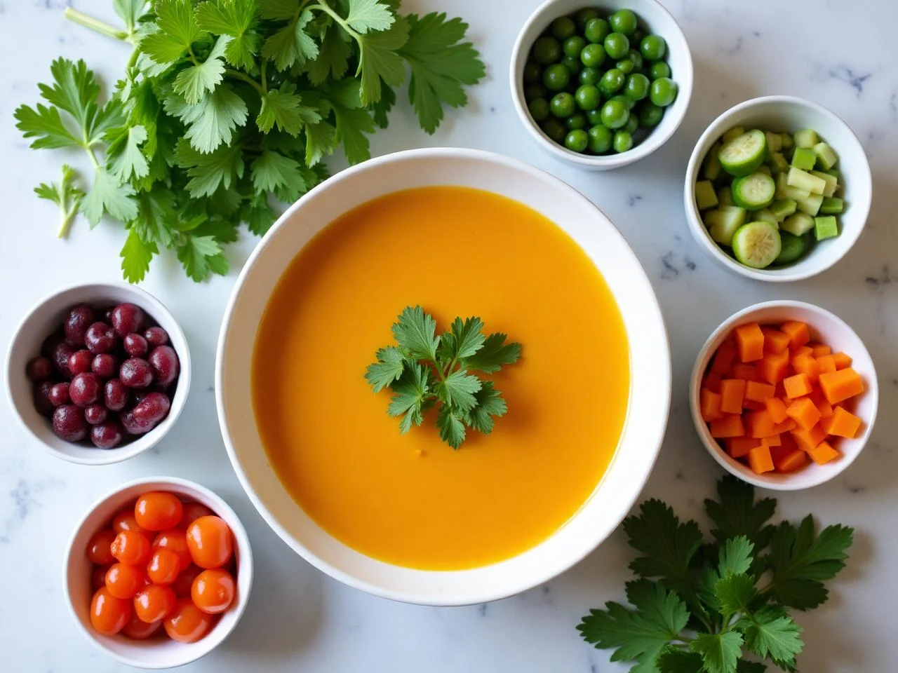 Ingredients for Sopa De Verduras
