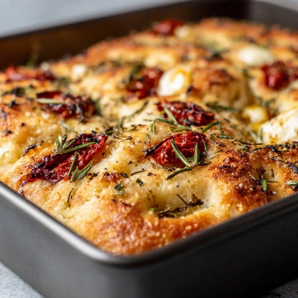 Sourdough Discard Focaccia wit