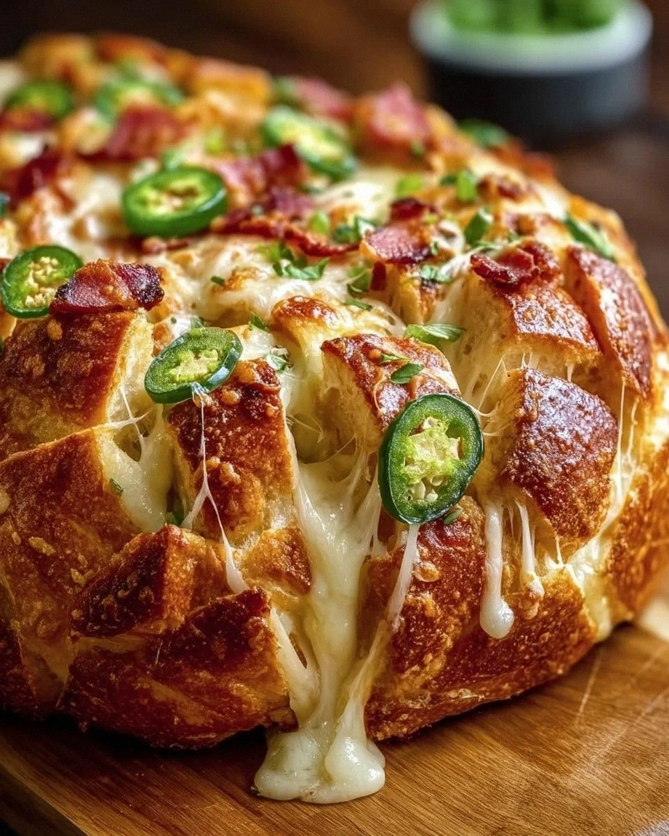 Sourdough Jalapeño Popper Bread Bowl
