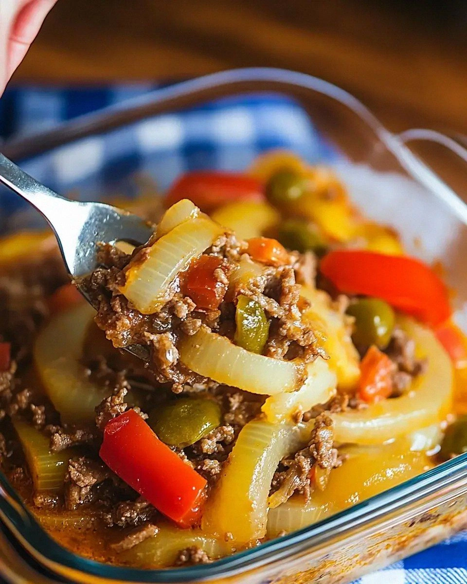Southern Five-Layer Beef Casserole Recipe is a must-try!