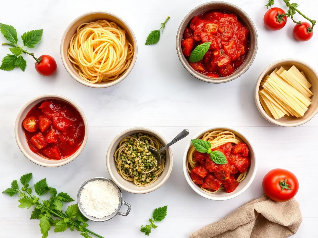 Ingredients for Spaghetti Aglio E Olio