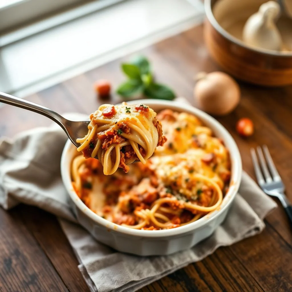 Spaghetti Bolognese Bake