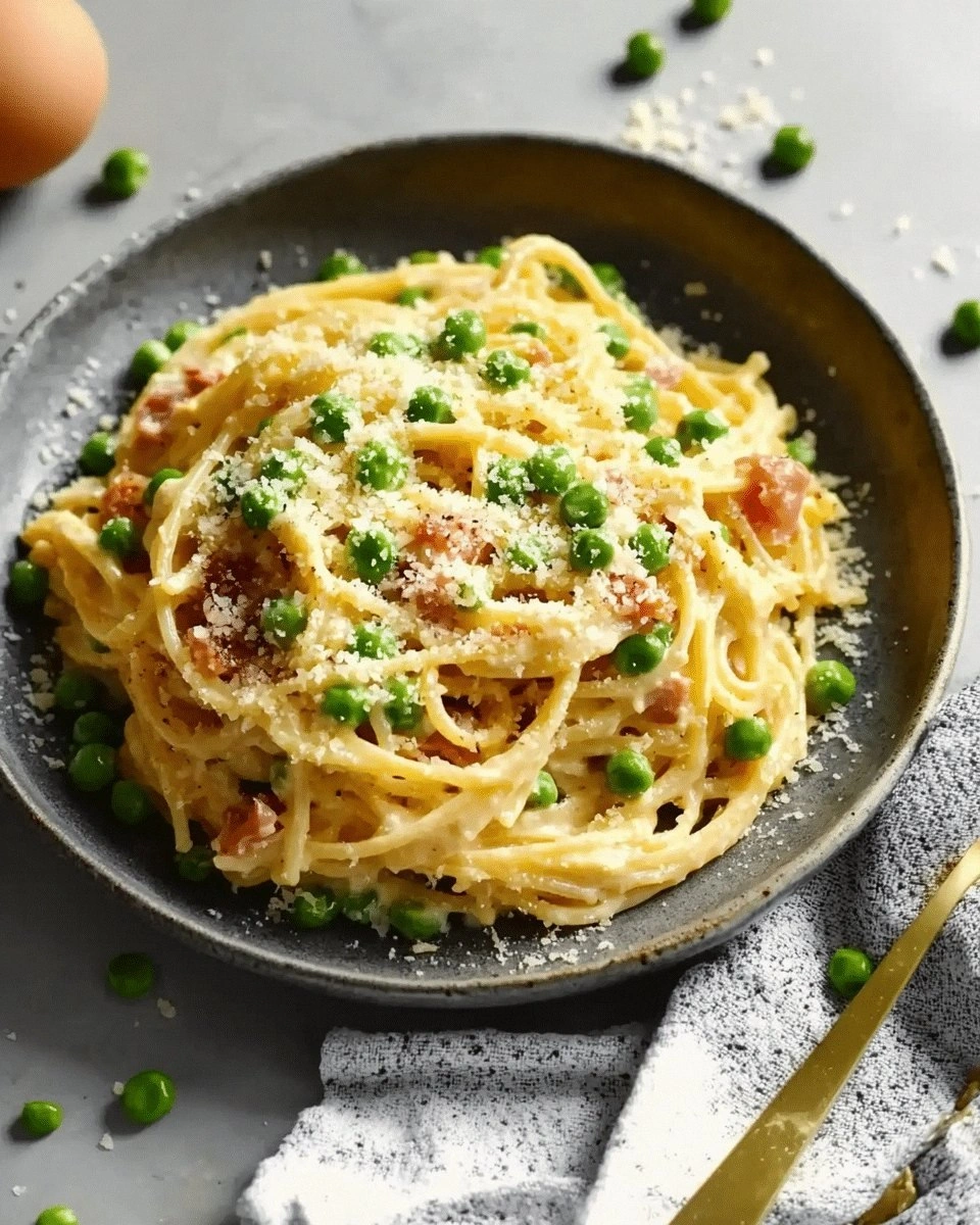 Spaghetti Carbonara with Engli
