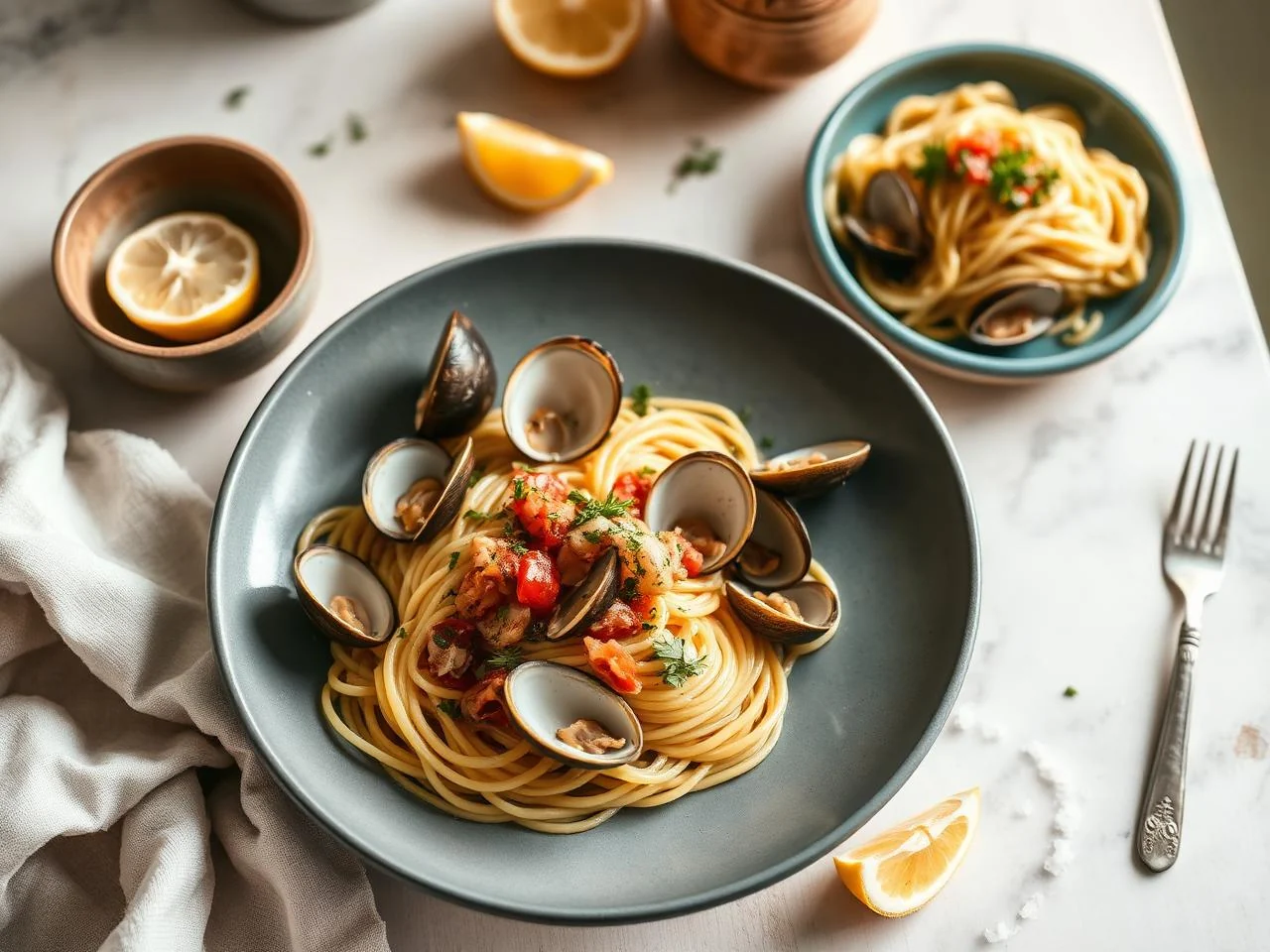 Spaghetti With Clams