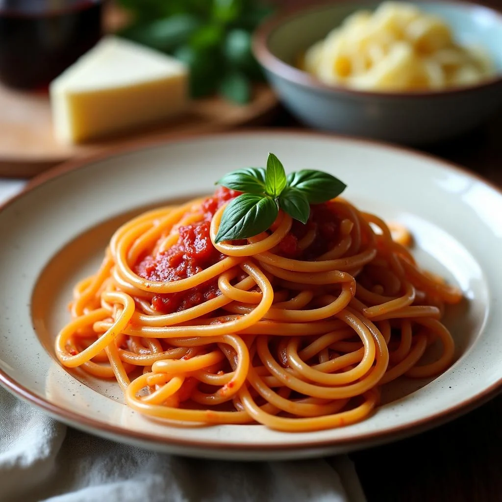 Spaghetti with Marinara Sauce