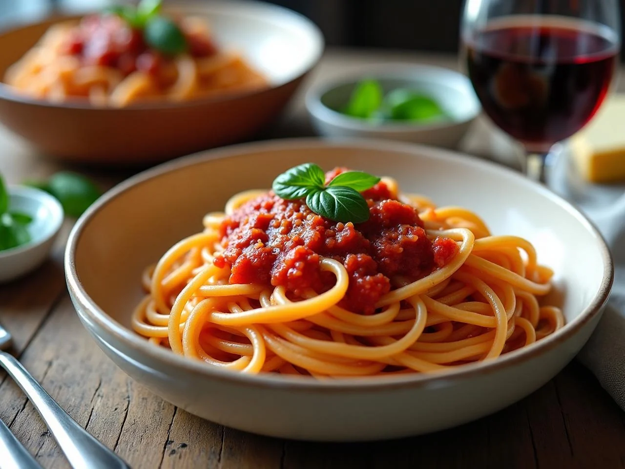 Spaghetti with Marinara Sauce