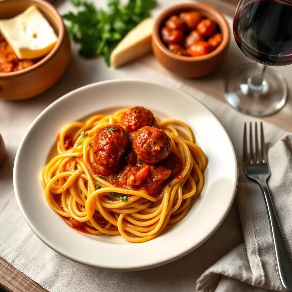 Spaghetti With Meatballs