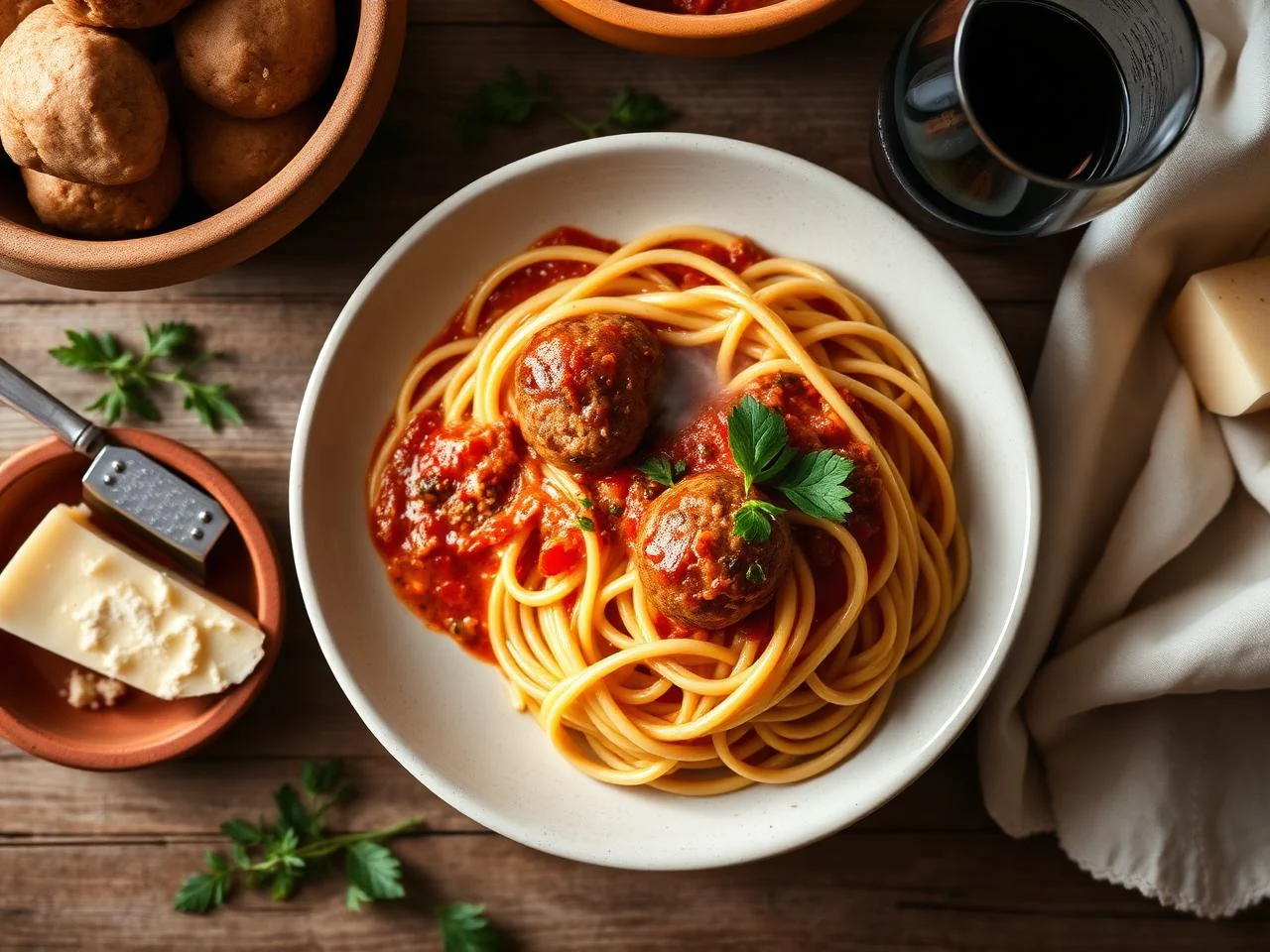 Spaghetti With Meatballs