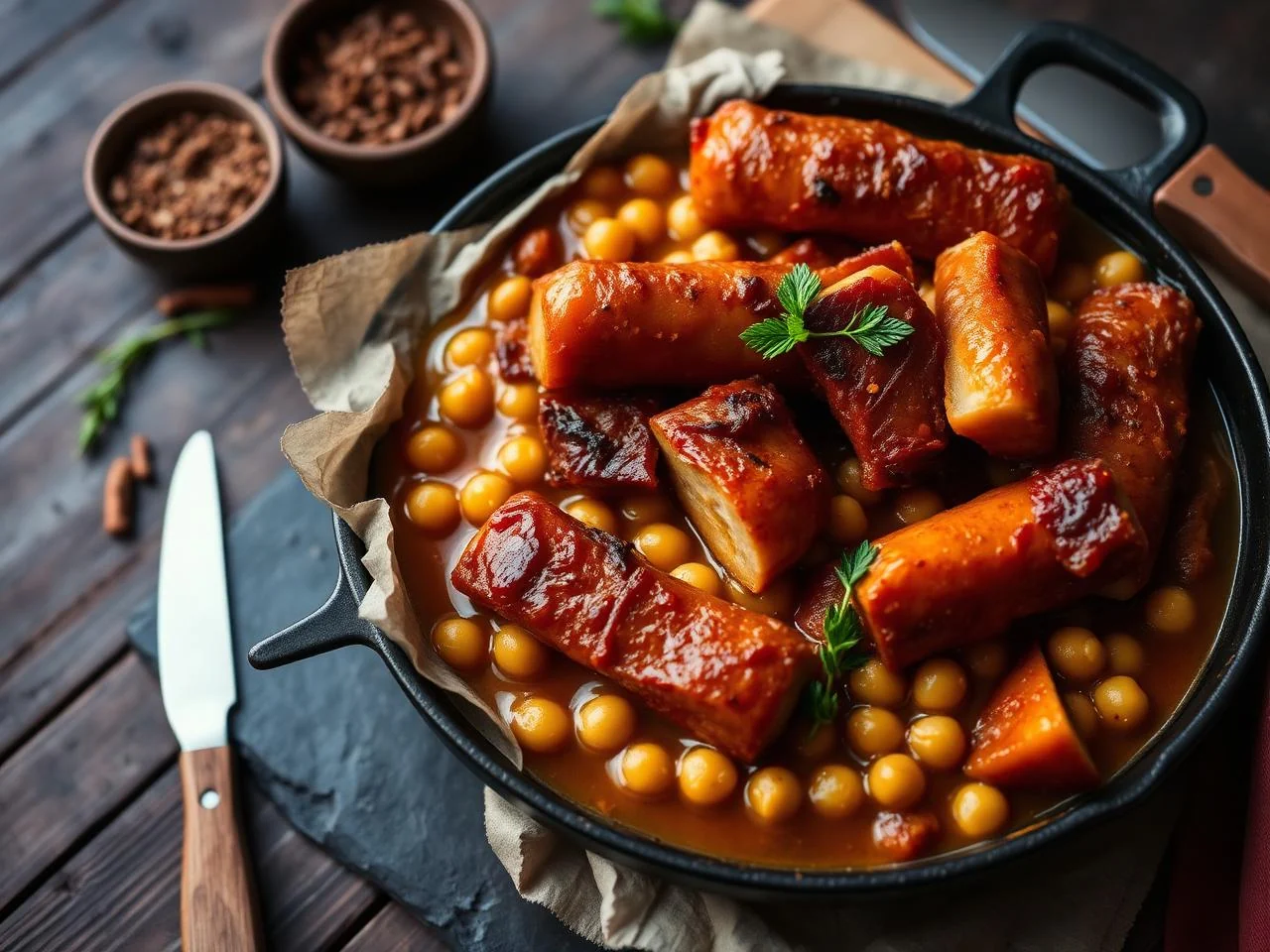 Spanish Chorizo And Chickpea Stew