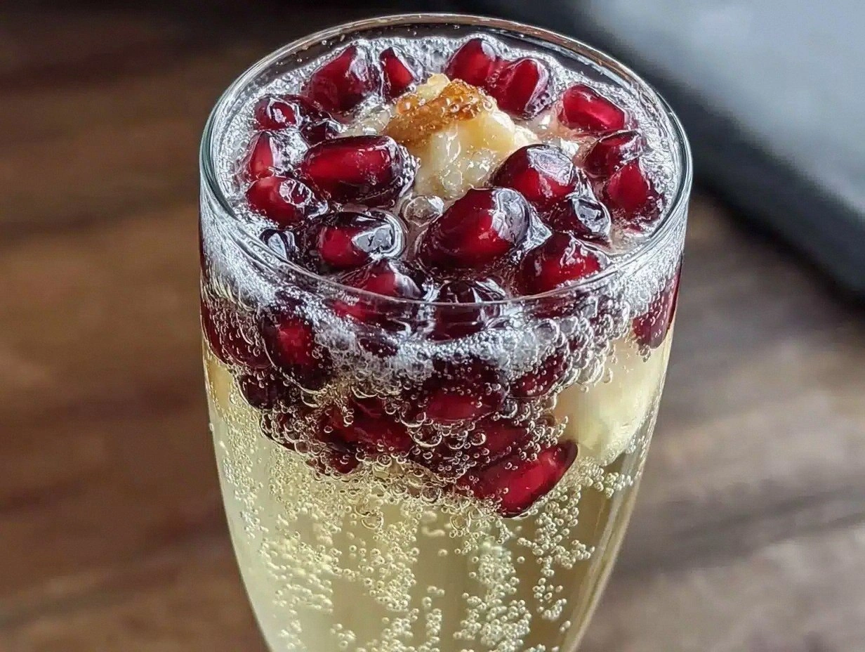 Sparkling Pomegranate Champagne Fizz Cocktail Recipe Easy Homemade Guide