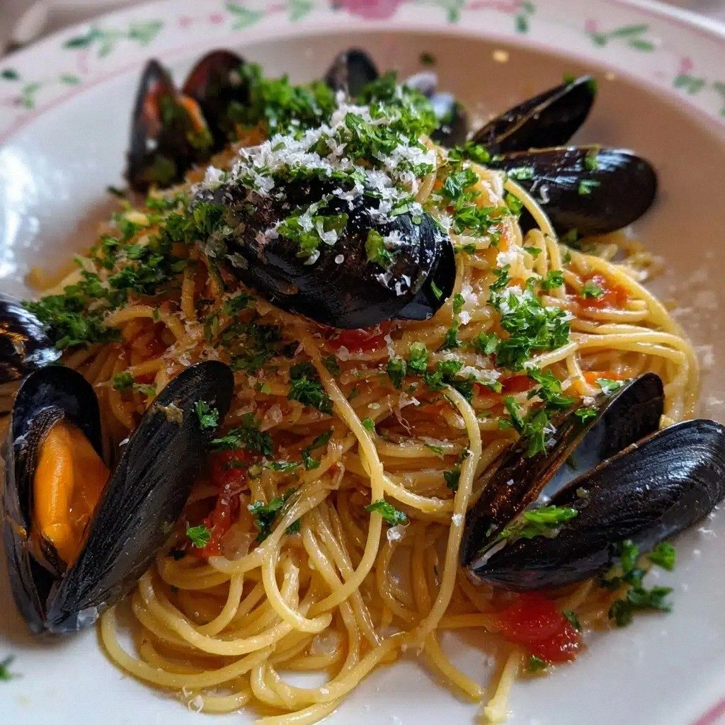 Speedy Mussels with Pasta Reci