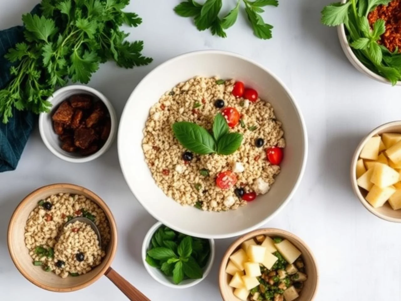 Ingredients for Spelt Salad
